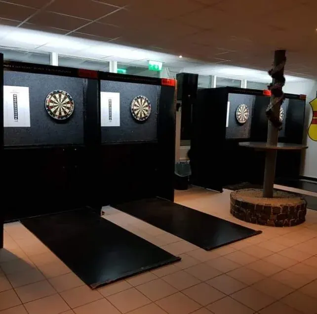 Standaard dartbaan zwart
